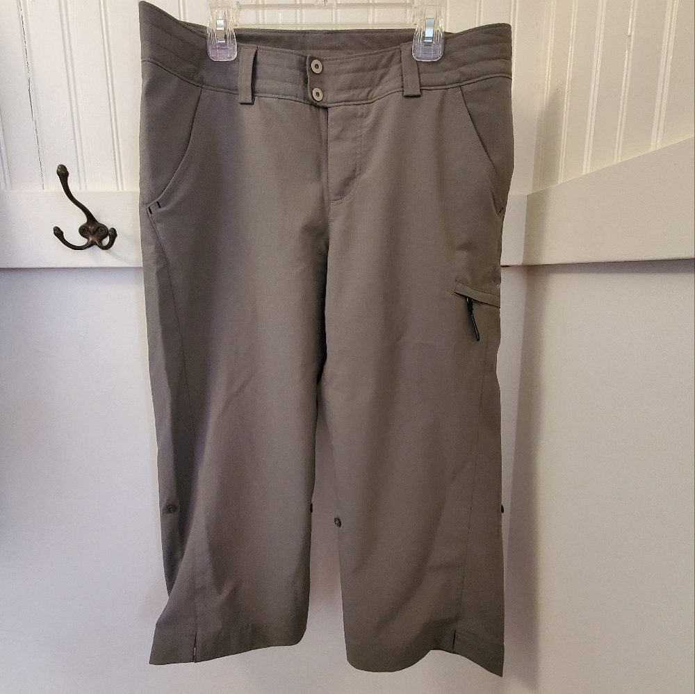 Columbia Titanium Convertible Hiking Capris Sz 6 Omni-Shield Packable Capri Pant